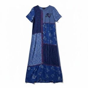 Vintage 1990s Studio X Usindo Maxi Dress Women’s Small Purple Embellished Boho